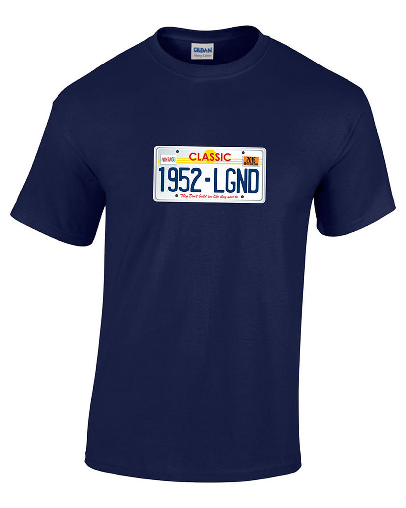 Legend Number Plate 1952