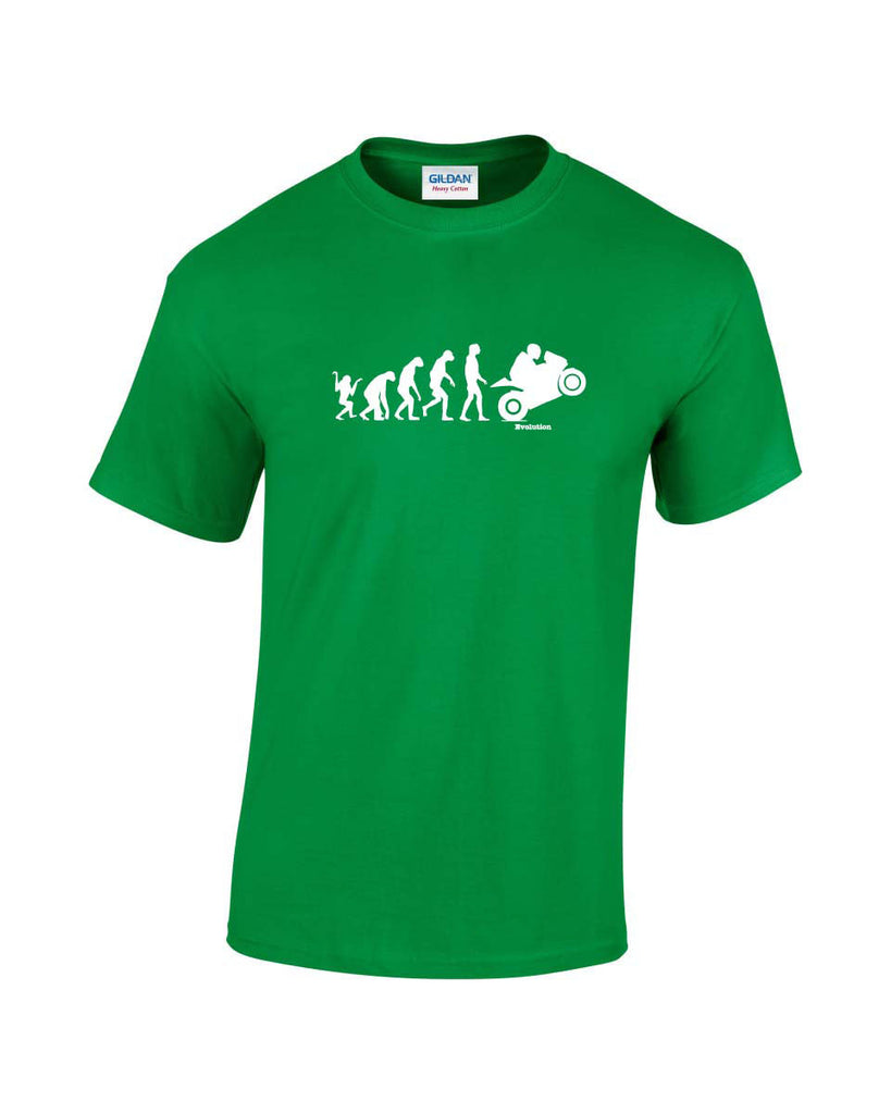 Evolution man outlet motorcycle t shirt