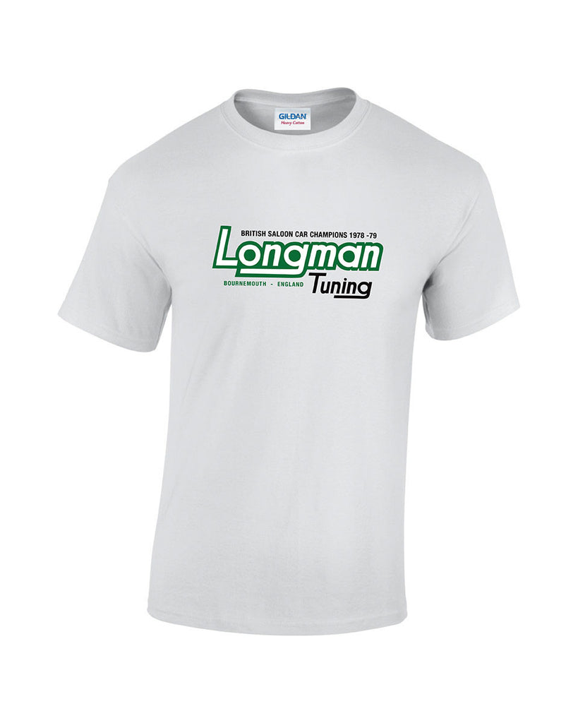 Longman Tuning print t shirt. Classic mini tuning and performance t shirt available in 5 colours and all sizes. High quality print t shirts at low prices.