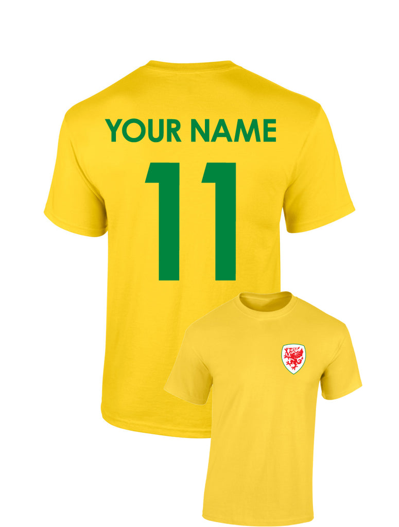 T-Shirt Uomo Bandiera Del Galles Grunge – Maglia Calcio Stile Jersey Regalo Originale - Foto 4
