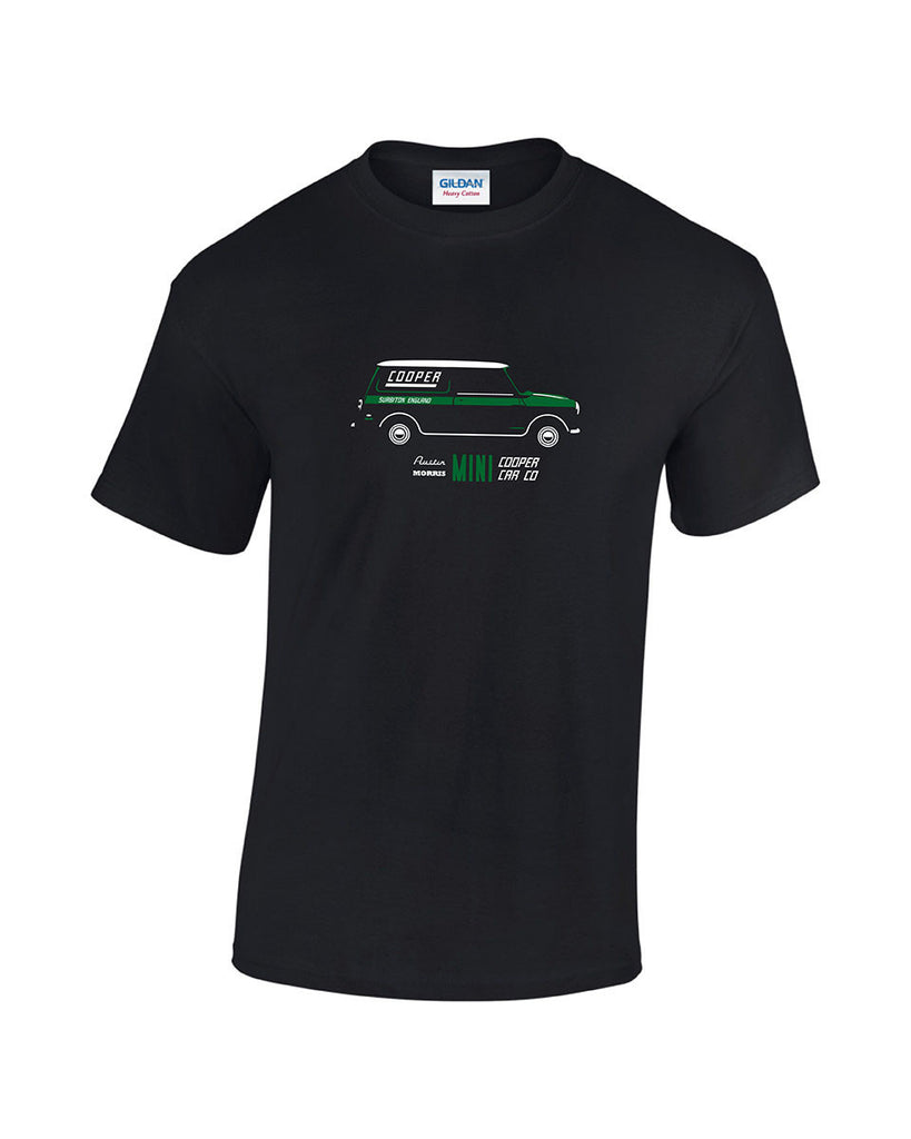 Cooper Car Company classic mini van T shirt