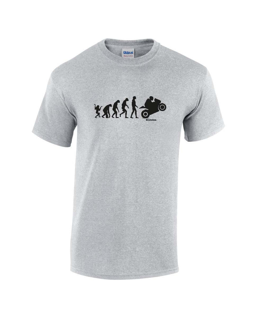 Evolution man motorcycle t shirt shop