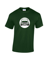 Personalised Mk1 Mini & Mini Cooper T Shirts. Your colour and number plate on a t shirt for a perfect classic mini gift. Unique personalised t shirts from Rinsed t Shirts.