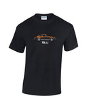 Classic Porsche 911 T Shirt at low prices and a range of print colours. Low cost Porsche tribute t shirt.