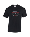 Team Broadspeed classic Mini Cooper S racing print t shirt. Low price classic mini racing t shirt from Rinsed T Shirts.