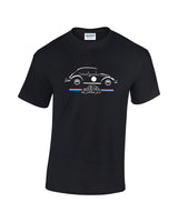 Retro printed t-shirt featuring the VW Bettle 